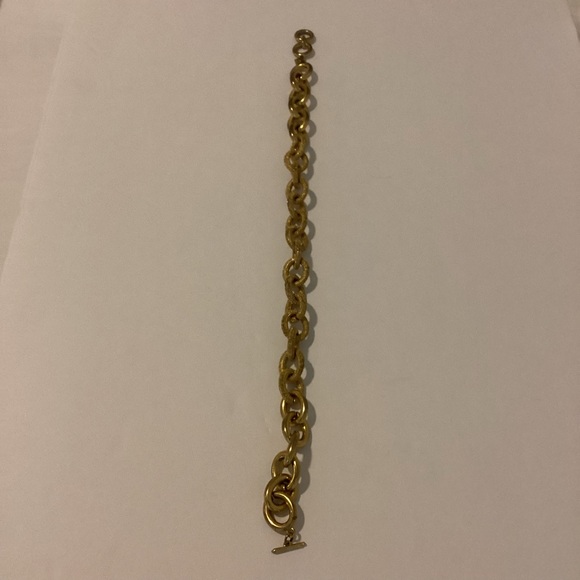 Banana Republic Necklace Chunky Gold Tone Textured Statement Piece - Picture 6 of 10